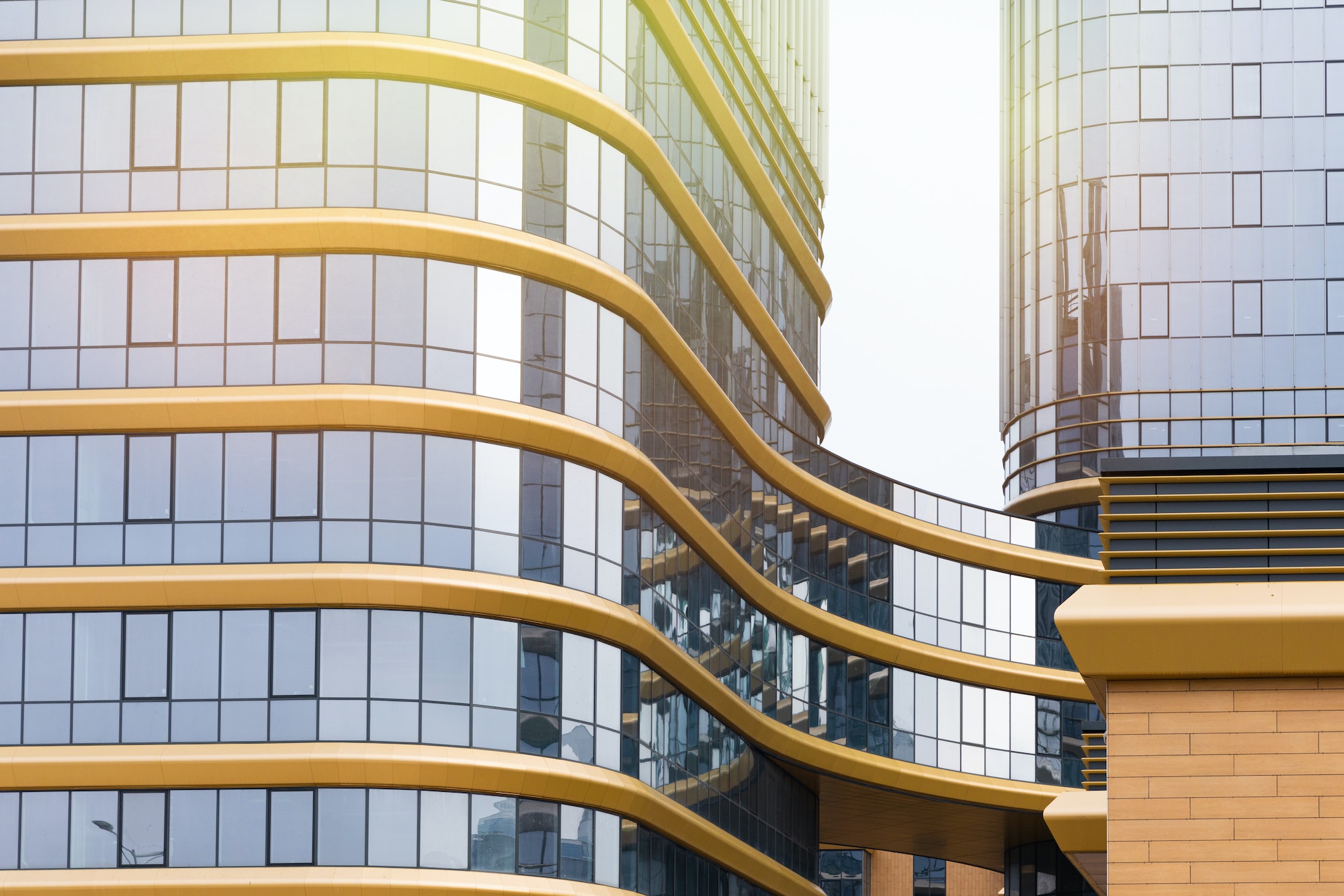 premium glass office, real estate concept